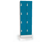 Premium lockers with eight lockable boxes ALFORT AD 1920 x 600 x 520